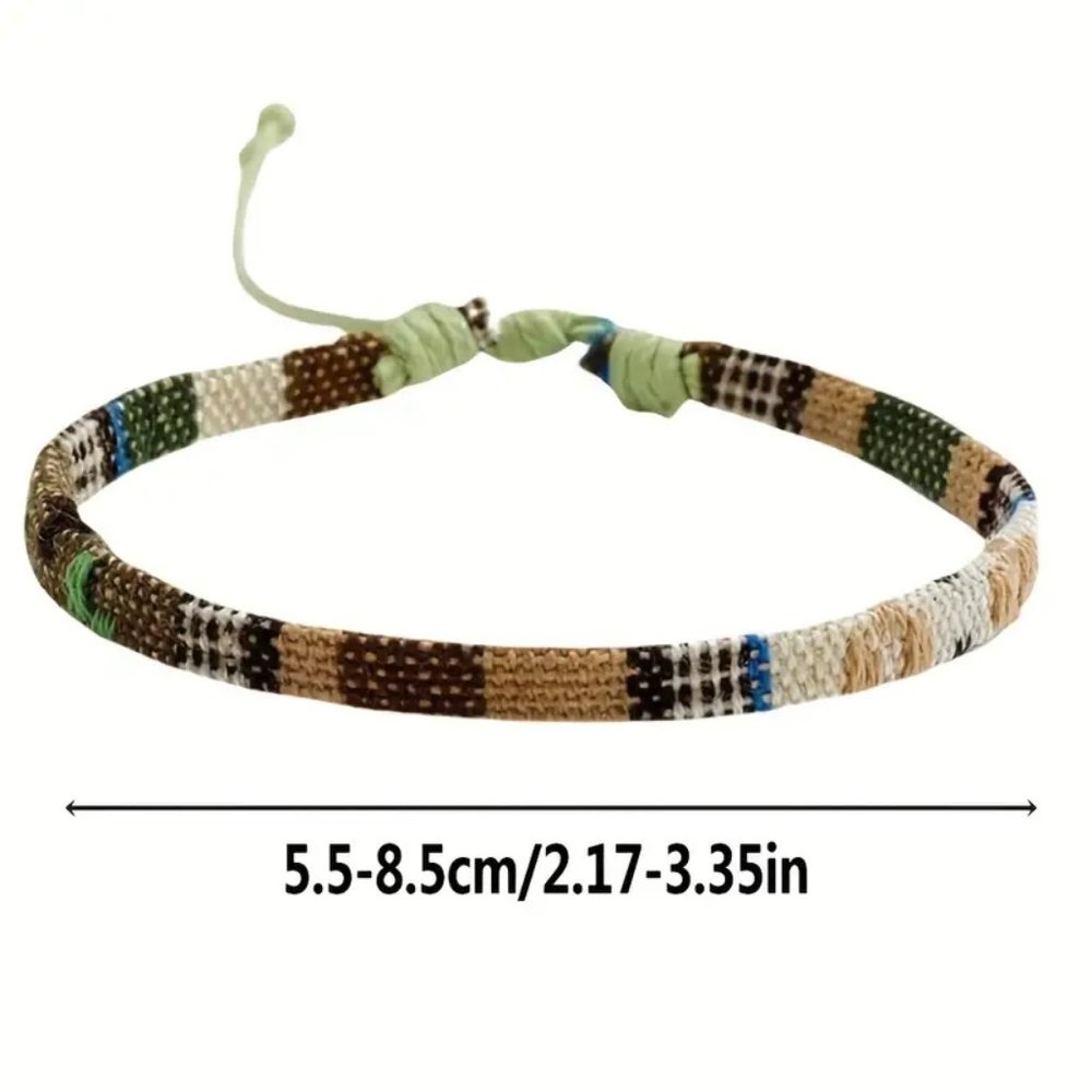 12 pc Braided Bracelet Set - Picture 3 of 5